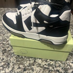 Off-White Black and White Sneakers Retro-Inspired Chunky